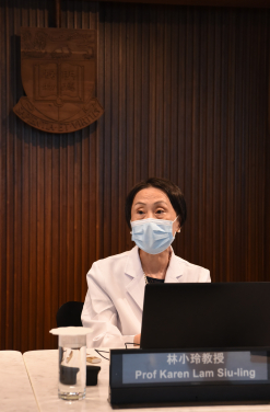 Professor Karen Lam Siu-ling, Rosie TT Young Professor in Endocrinology and Metabolism, Chair Professor in Medicine, Department of Medicine, HKUMed and Clinical Director of the State Key Laboratory of Pharmaceutical Biotechnology, HKU, announced the commencement of N-CRISPS, a new, contemporary population-based cardiovascular risk factor prevalence study.
 